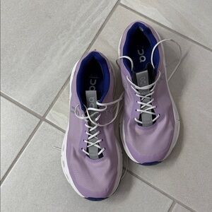 On Running Purple and Blue Sneakers